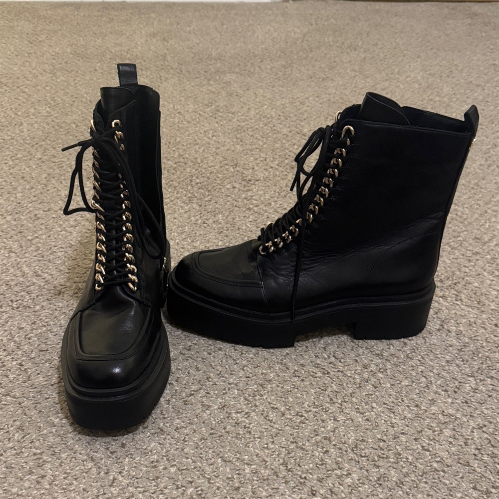 Sam Edelman Lovrin Lace-Up Combat Boots